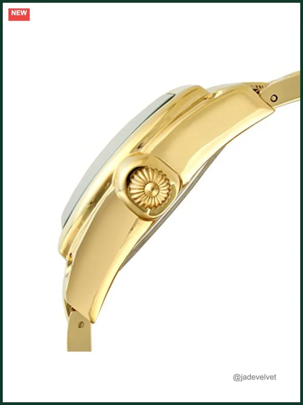 Ladies Tank Dress Watch with Bracelet & Roman Numeral Dial